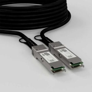 JG326A compatible HPE FlexNetwork X240 40G QSFP+ QSFP+ 1m Direct Attach Copper Cable Picture