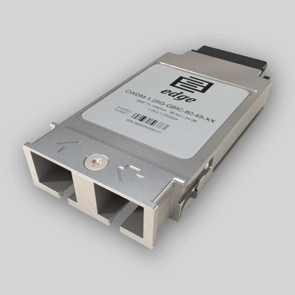 Double Fiber CWDM 80 km GBIC Optical Transceiver Cisco CWDMGBIC1490