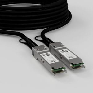 470-AAWN Dell compatible X242 40G QSFP+ to QSFP+ 3m Direct Attach Copper Cable Picture