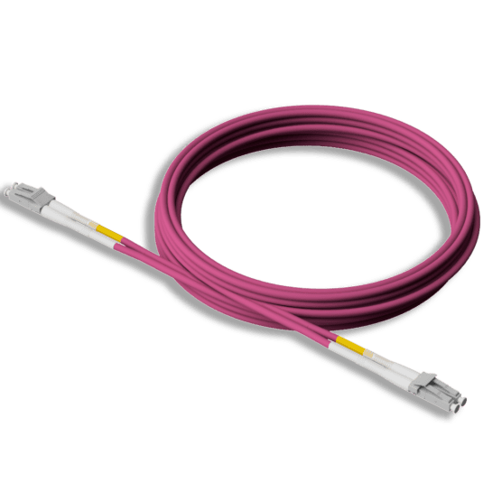 OM4 LC to LC Fiber Optic Patch Cable