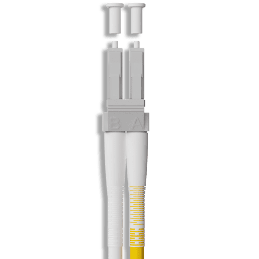 LC/UPC to LC/UPC Type A to B Duplex OM4 Fiber Patch cable 3