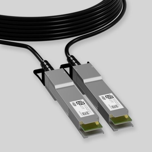R8M46A HPE compatible 400GbE QSFP-DD to QSFP-DD 2m Direct Attach Copper Cable picture
