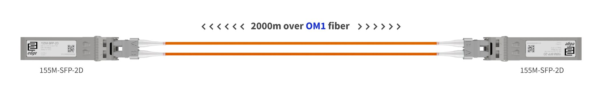 Multimode OM1 100M example