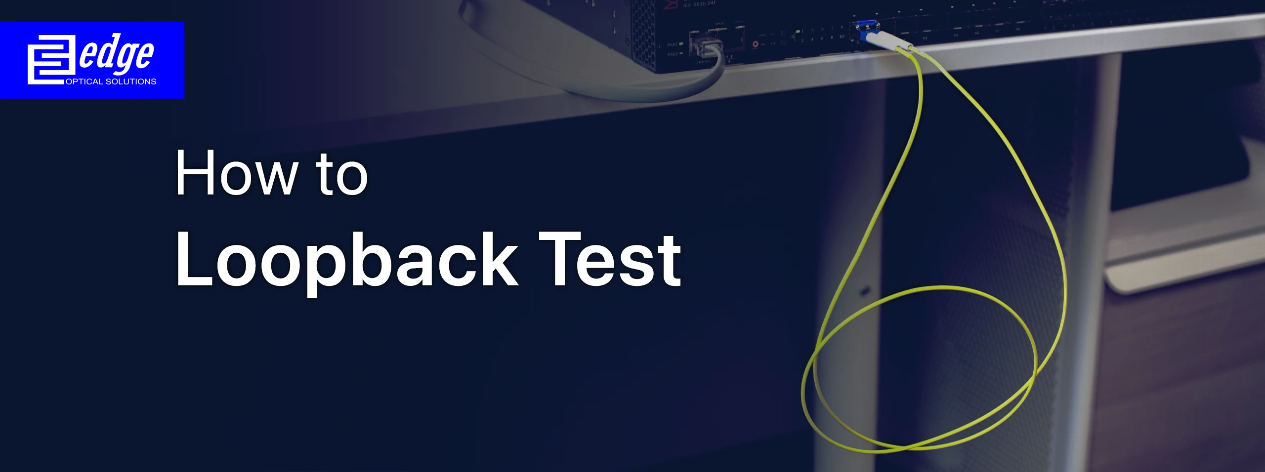 Step-by-Step Guide on performing a Loopback test on a switch port