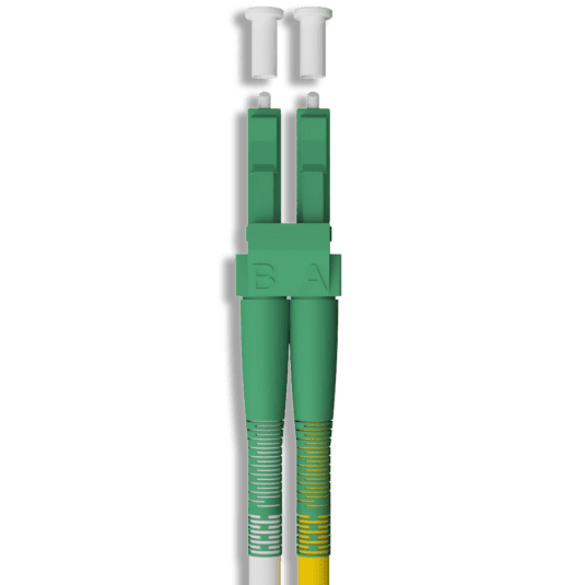 LC/APC to LC/APC Type A to B Duplex OS2 Fiber Patch cable 3