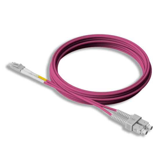 SC LC OM4 Fiber Optic Patch Cord