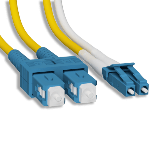 LC/UPC to SC/UPC Type A to B Duplex OS2 Fiber Patch cable 4