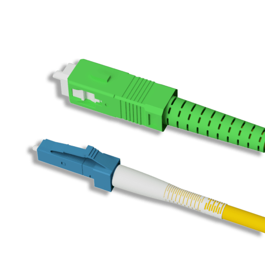 LC/UPC to SC/APC Simplex OS2 Fiber Patch cable 2