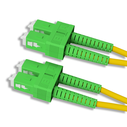 SC/APC to SC/APC Type A to B Duplex OS2 Fiber Patch cable 2