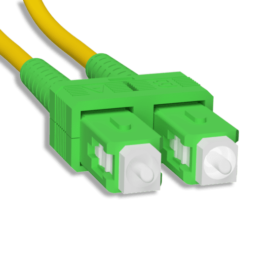 SC/APC to SC/APC Type A to B Duplex OS2 Fiber Patch cable 4